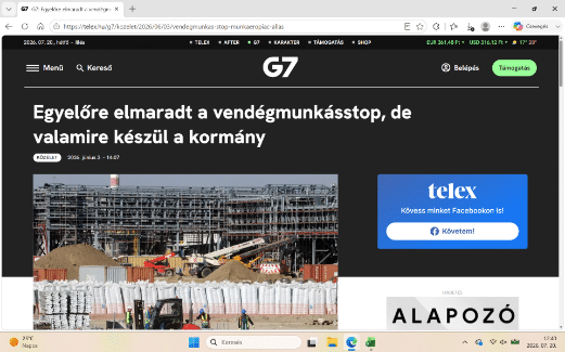 Egyelőre elmaradt a vendégmunkás-stop, de valamire készül a kormány
